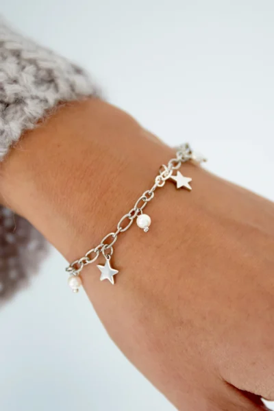 Βραχιόλι “Stars” – Ανοξείδωτο Ατσάλι